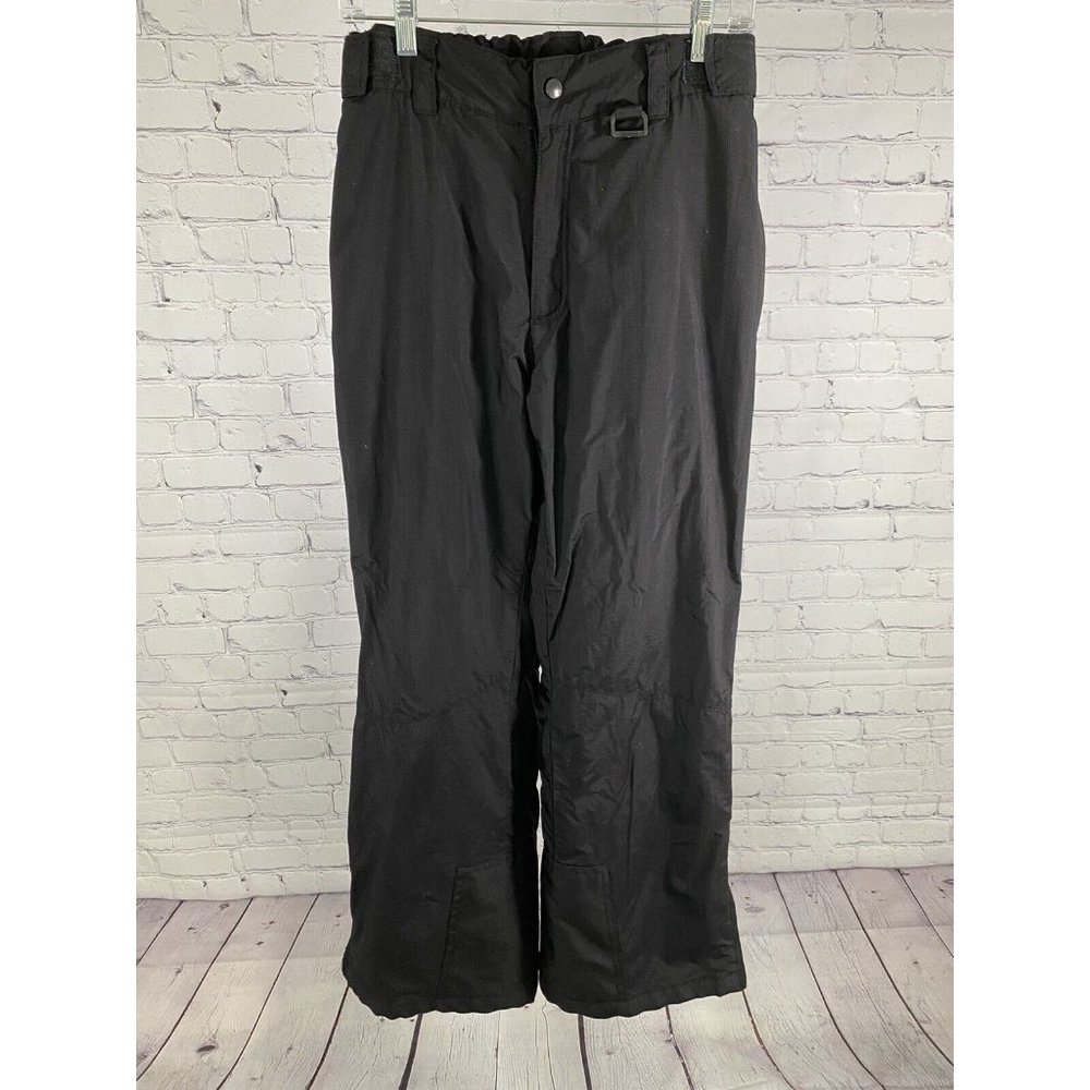 White Sierra Black Adjustable Waist Snowboard Ski Snow Pants S (28 x 31)